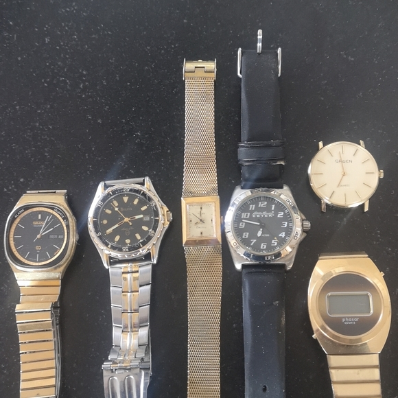 Lot of 6 mens watches - Picture 1 of 5